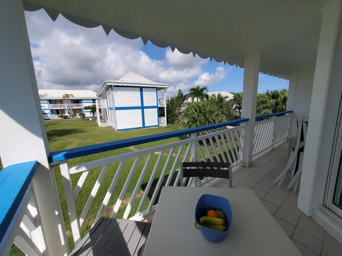 Studio Cocosoleil Balcon vue mer au Manganao Saint-Francois